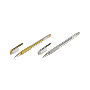 Hama Albumpenna Hybrid Gel 2 St. Guld-Silver