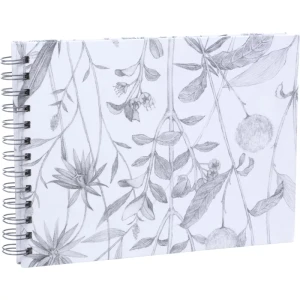 Focus Album Flower White Wire-O 23X17cm