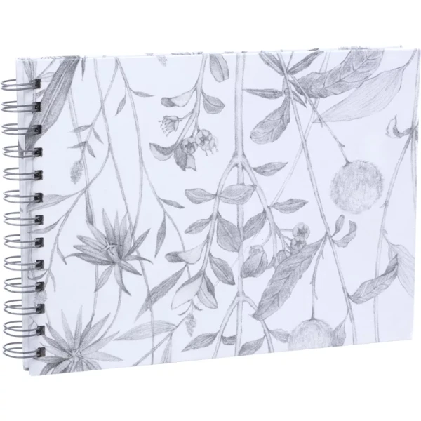 Focus Album Flower White Wire-O 23X17cm