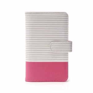 Instax striped mini album flamingo pink