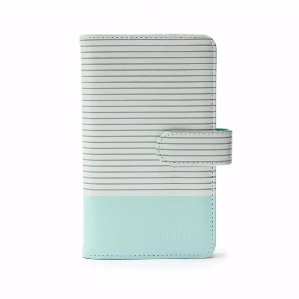 Instax striped mini album ice blue