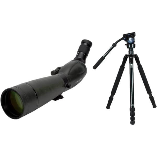 Tubkikare Kit Trailseeker 20-60x80 & Sirui R-2004 + VH-10