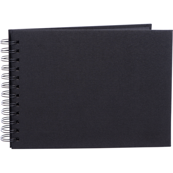 Focus Base Line Canvas Wire-O 23x17 Black w. Black Sheets