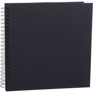 Focus Base Line Canvas Wire-O 30x30 Black w. Black Sheets