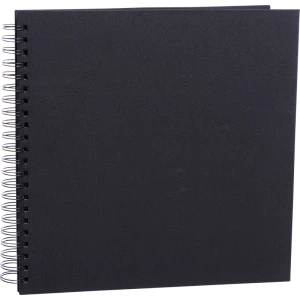 Focus Base Line Canvas Wire-O 30x30 Black w. Black Sheets