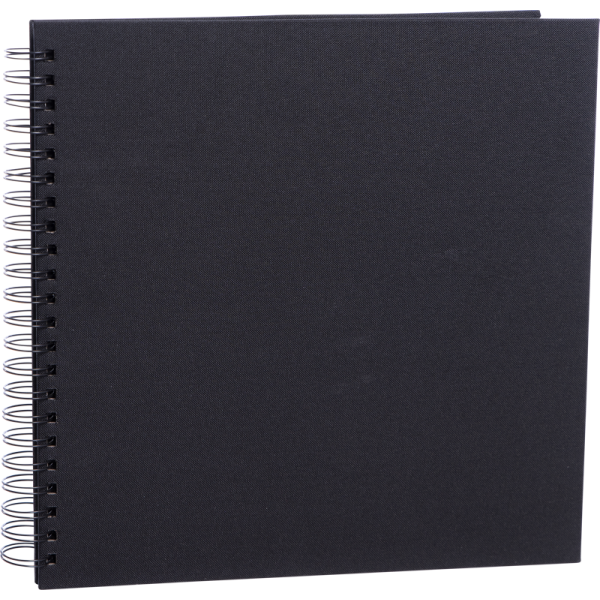Focus Base Line Canvas Wire-O 30x30 Black w. Black Sheets