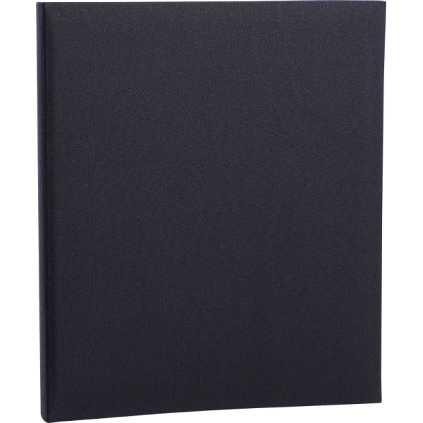 Focus Base Line Canvas Ringbinder Black