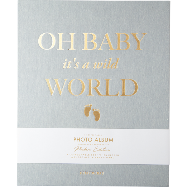 Printworks Photoalbum Baby Its A Wild World Mint Large