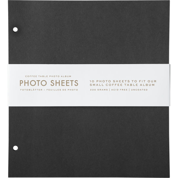 Printworks Refill Paper 10-Pack Black Small