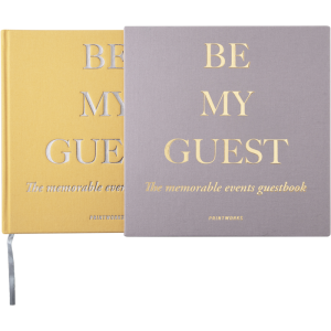 Printworks Guestbook Beige/Yellow