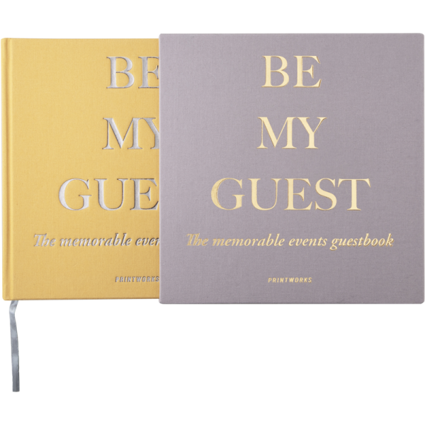 Printworks Guestbook Beige/Yellow