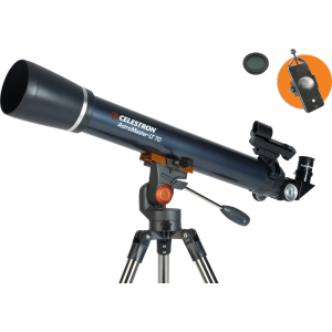 Celestron Astromaster LT 70AZ with Phoneadapter and Moonfilter