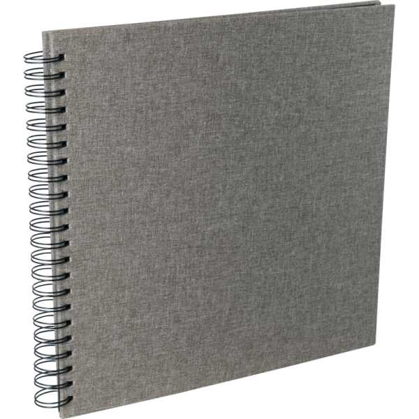 Focus Base Line Canvas Spiralalbum 30x30 Brown