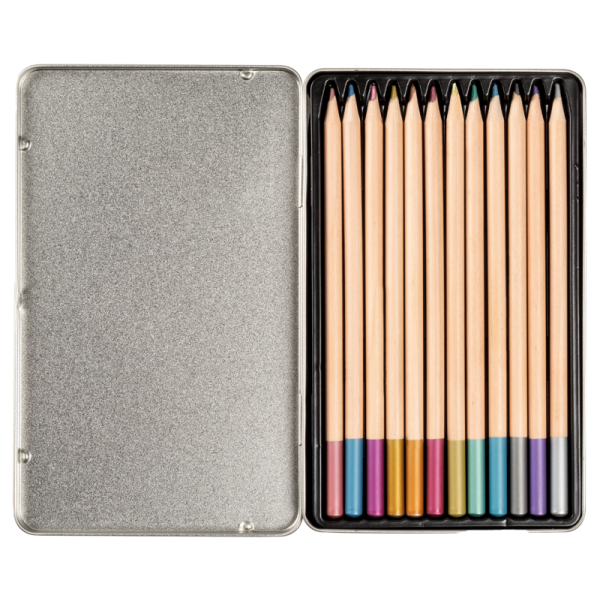 Walther wooden pencils metallic 12 pcs