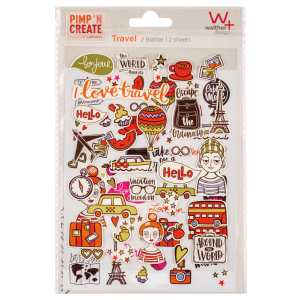 Walther Adhesive sticker Travel