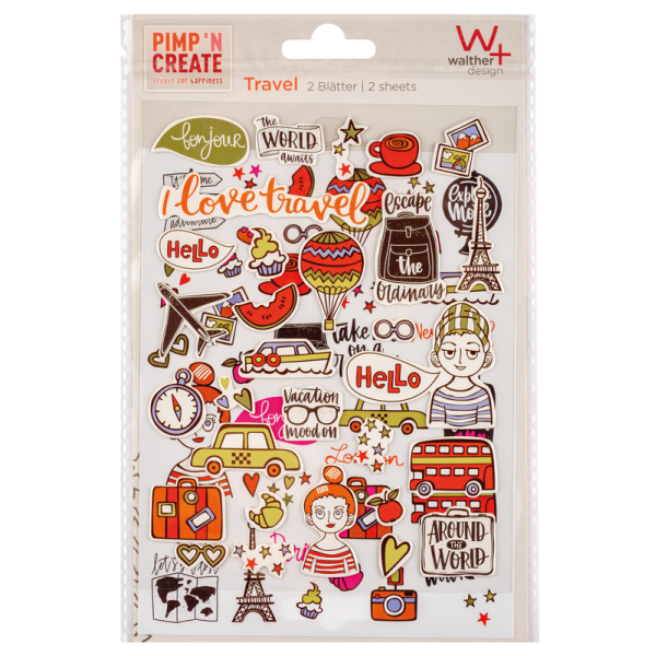 Walther Adhesive sticker Travel