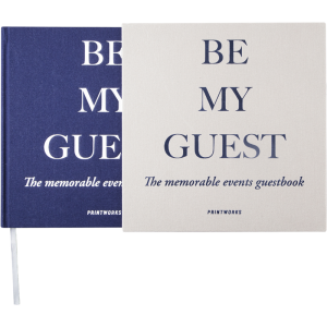 Printworks Guestbook Grey/Navy