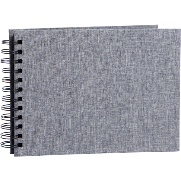 Focus Base Line Canvas Wire-O 23x17 Grey w. black sheets