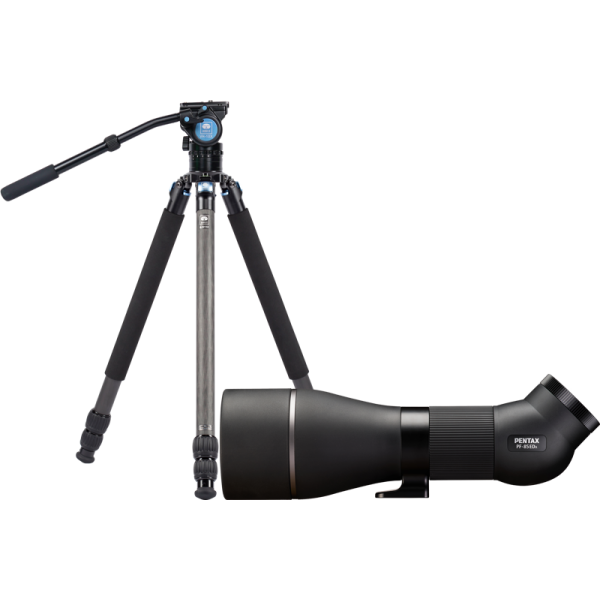 Pentax Spottingscope PF-85EDA with Sirui R-3213X+VH-10X tripod