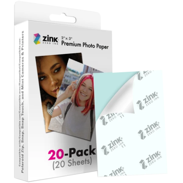 Polaroid Zink Media 2x3"""" 20 pack