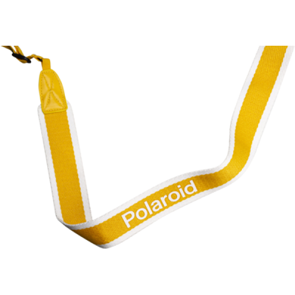 Polaroid Camera Strap Flat Yellow Stripe