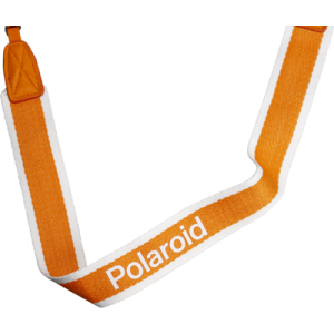 Polaroid Camera Strap Flat Orange Stripe