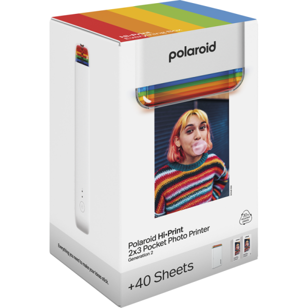 Polaroid Fotoskrivare Hi-Print Gen 2 E-box White - Bild 2