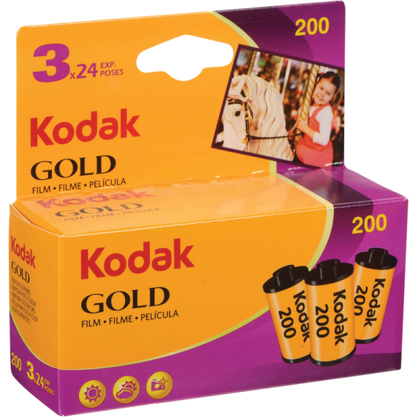 KODAK 135 Gold 200 Carded 24x3