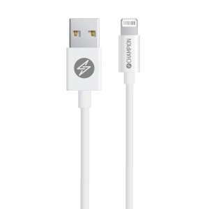 CHAMPION USB-A till Lightning Kabel 1m Vit