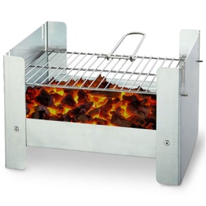 EMERIO BBQ Grill Portabel ihopvikbar lättvikt Smart