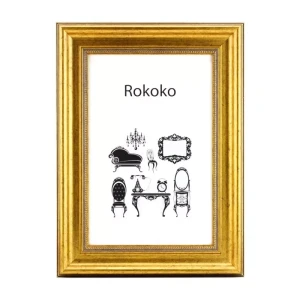 Ram Rokoko Guld 15X20