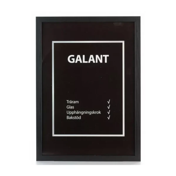 Ram Galant Svart 40X60
