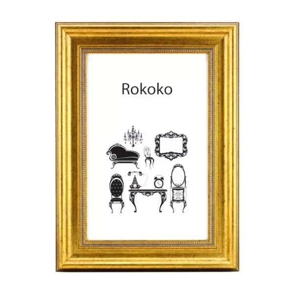 Ram Rokoko Guld 50X70