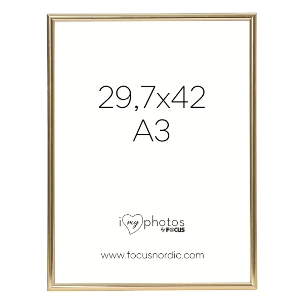 Ram Can-Can Aluminium Shiny Guld 29,7X42 (A3)