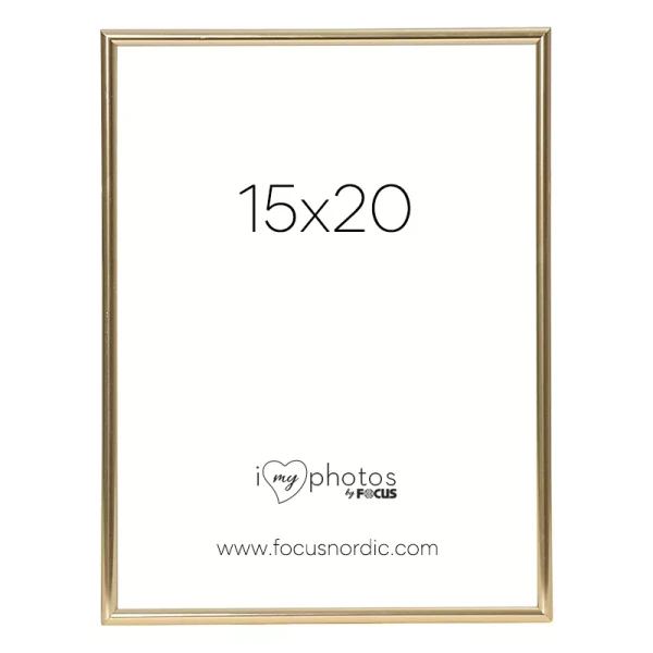 Ram Can-Can Aluminium Shiny Guld 15X20