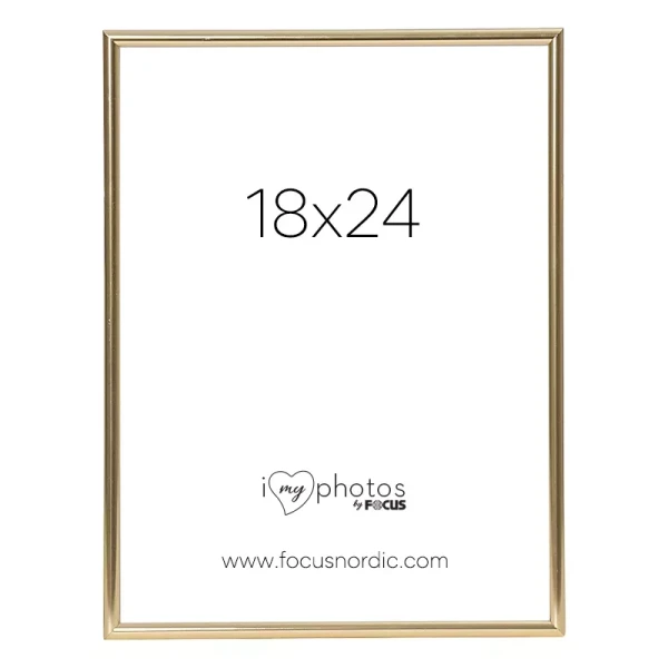 Ram Can-Can Aluminium Shiny Guld 18X24