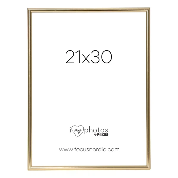 Ram Can-Can Aluminium Shiny Guld 21X30