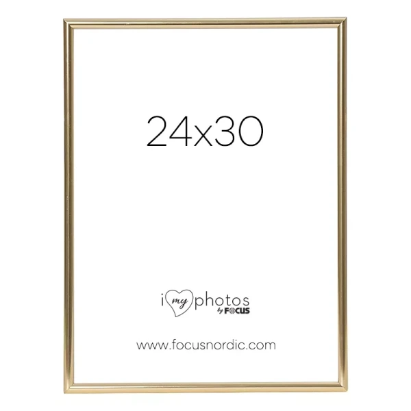 Ram Can-Can Aluminium Shiny Guld 24X30