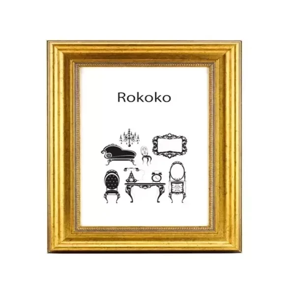 Rokoko Guld 60x60 Plexiglas