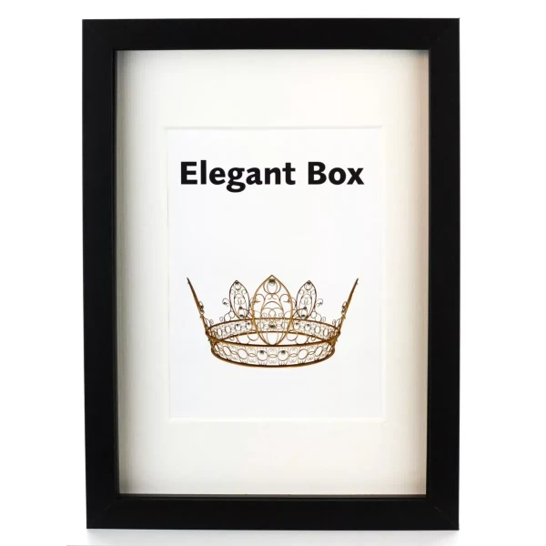 Ram Elegant Box Svart 15x20 (PP 10x15)