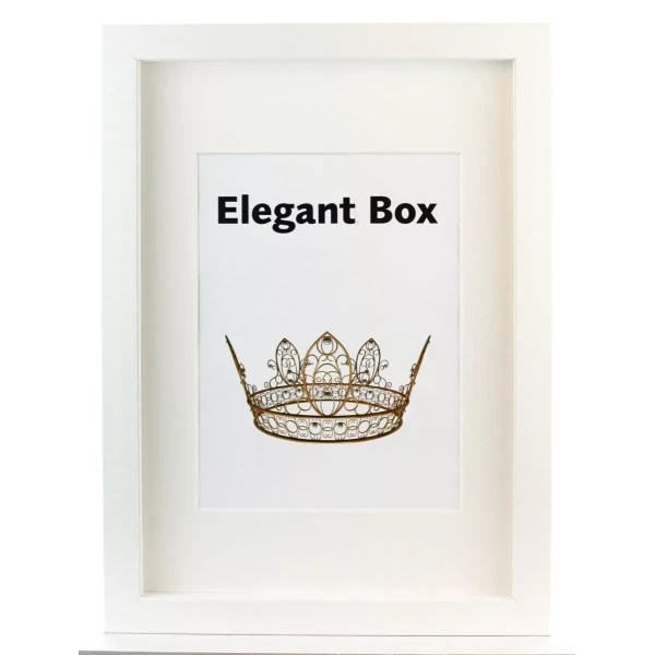 Ram Elegant Box Vit 21x29,7 A4 (PP 15x20)