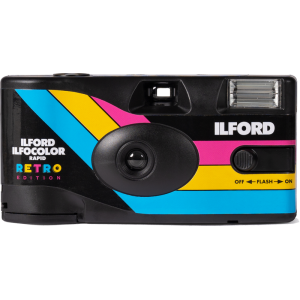 Ilford Ilfocolor Engångskamera Rapid 27ex ISO 400 Vit