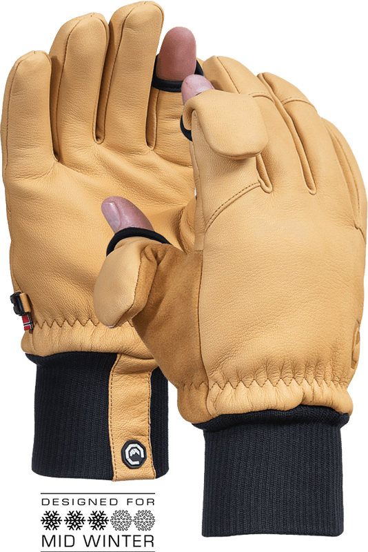 Vallerret Hatchet Leather Photography Glove Natural L