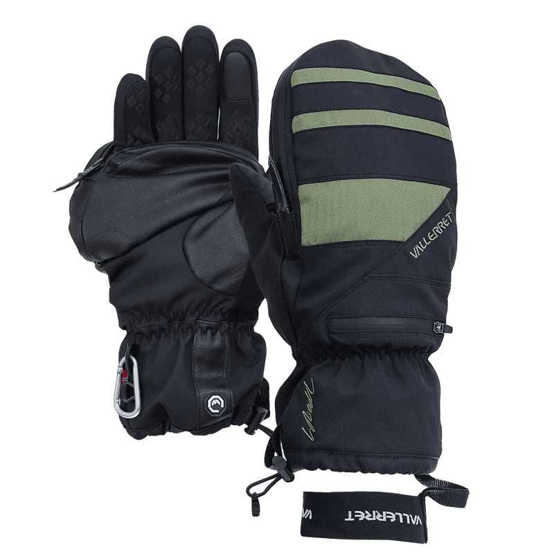 Vallerret Skadi Zipper Mitt LRS: Green, limited edition, S
