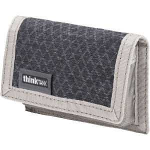 Think Tank Battery Holder 2 (Wallet 2 standard DSLR or Mirrorless Batteries) Grey