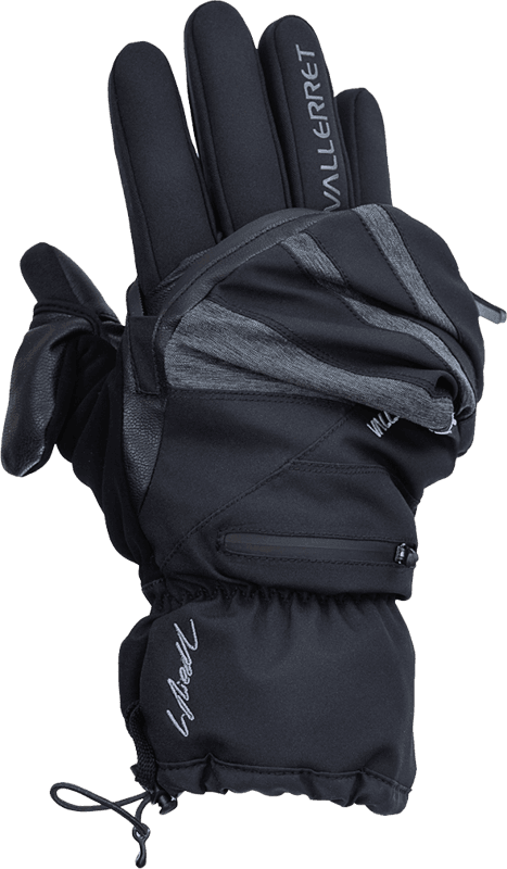 Vallerret Skadi Zipper Mitt LRS: Black L - Bild 4