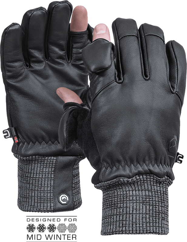 Vallerret Hatchet Leather Photography Glove Black L