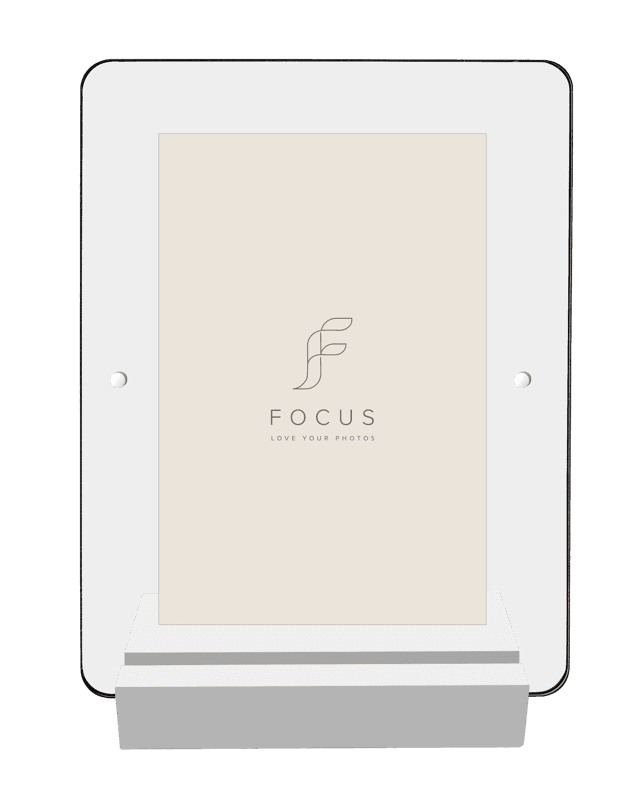 Focus Photo Block White Acrylic 10x15