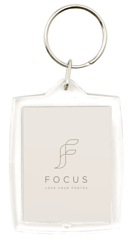 Focus Acrylic Key ring 3,5x4,5 cm