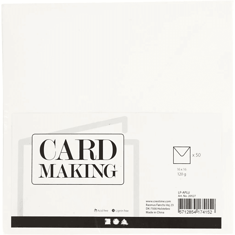 Focus Envelope 160X160 Raw White 120G 50 Pcs - Bild 2